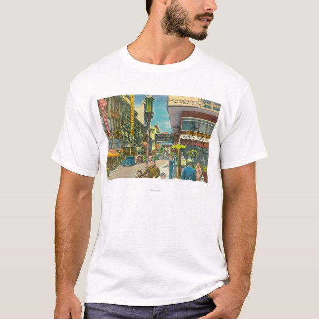 Camiseta Ideia da seção do negócio de Chinatown (Frente)