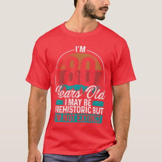 Camiseta Ideia de 80 anos de aniversário homens aniversário