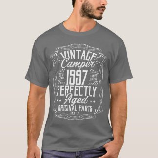 Camiseta Ideia de aniversário de 1997 Escoteiro campista Ac