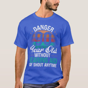 Camiseta Ideia de aniversário de 90 anos Humor pode gritar