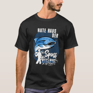 Camiseta Ideia de Anjo Pai Vara de Pesca Começa a Diversão