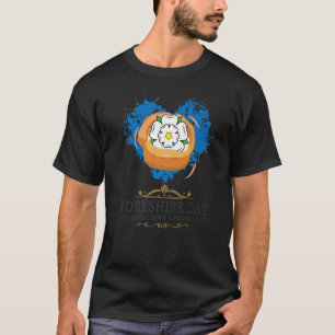 Camiseta Ideia De Bandeira Do Yorkshire Day Para Crianças C