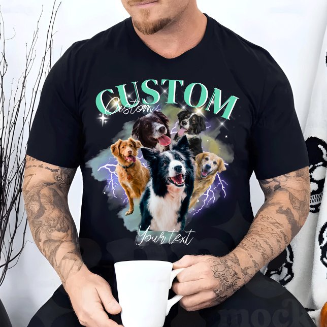 Camiseta Ideia de Bootleg dos anos 90 aqui dá presentes (Criador carregado)