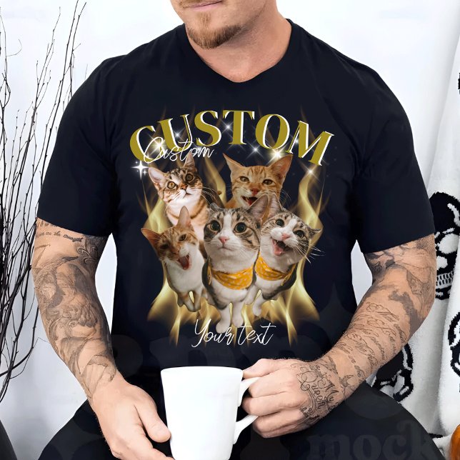 Camiseta Ideia de Bootleg dos anos 90 aqui dá presentes (Criador carregado)