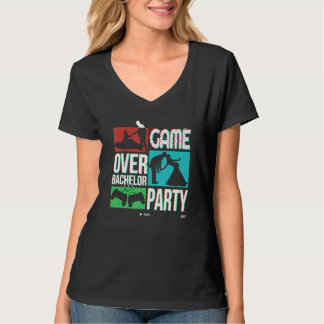 Camiseta Ideia de casamento de despedida de solteiro Game O