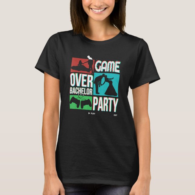 Camiseta Ideia de casamento de despedida de solteiro para f (Frente)