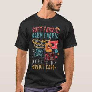 Camiseta Ideia de Costura de Colcha de Tecido Macio e Quent