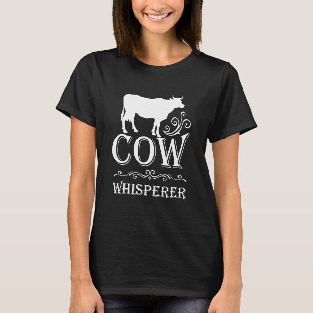 Camiseta Ideia de Fazendeiro Vaqueiro Vaca (Frente)