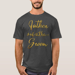 Camiseta Ideia de festa de casamento do pai do noivo para e