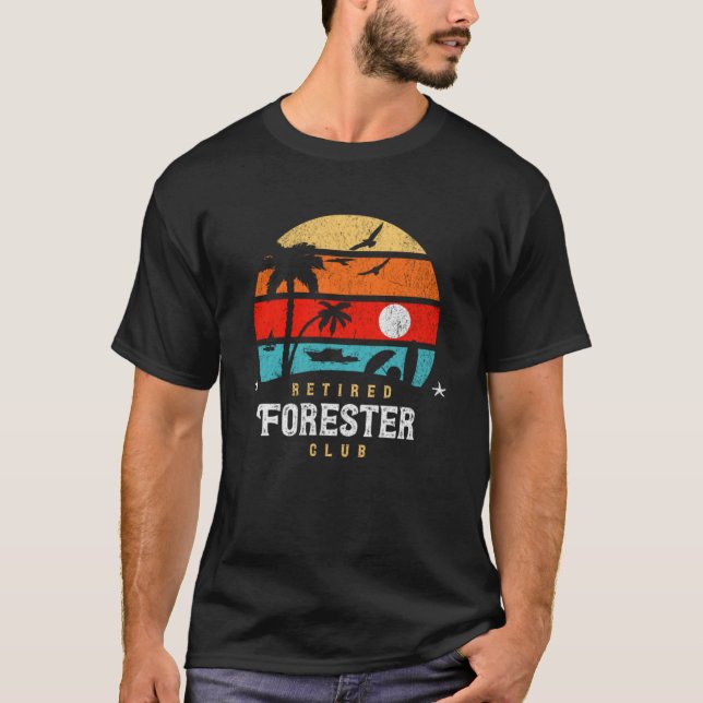 Camiseta Ideia de Gag de Retirada do Estilo Retroativo Fore (Frente)