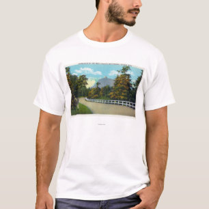Camiseta Ideia de Hwy do estado da aproximação para a