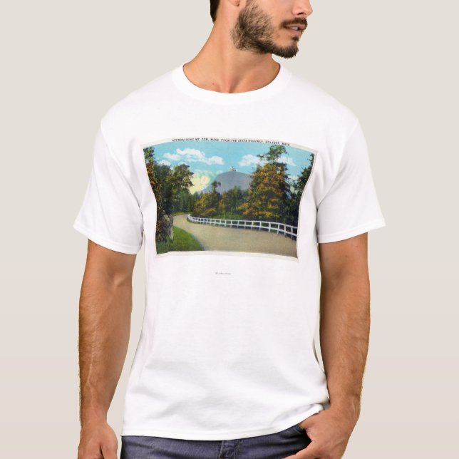 Camiseta Ideia de Hwy do estado da aproximação para a (Frente)