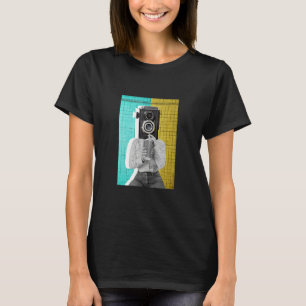 Camiseta Ideia de Ilustração de Foto Abstrata Legal Desenho