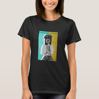 Camiseta Ideia de Ilustração de Foto Abstrata Legal Desenho