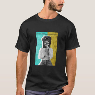 Camiseta Ideia de Ilustração de Foto Abstrata Legal Desenho