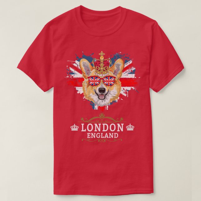 Camiseta Ideia De Londres Para Crianças Com Union Jack Uk F (Frente do Design)