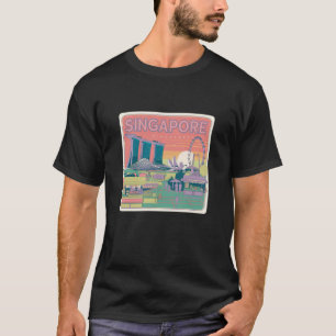 Camiseta Ideia de Lover da Cityscape Moderna