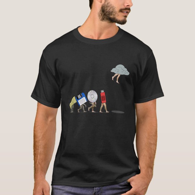 Camiseta Ideia de oferta de Geek de computador (Frente)