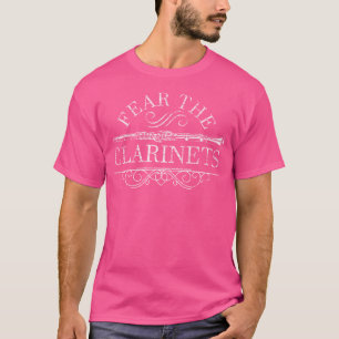Camiseta Ideia de Orquestra de Música de Clarinete Engraçad