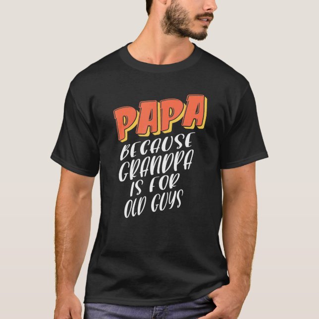 Camiseta Ideia De Pai Para Pais Orgulhosos Pais Pappy Ret (Frente)