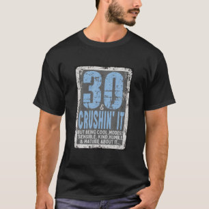 Camiseta Ideia De Presente De 30 Anos - 30 De Sinal De Tin