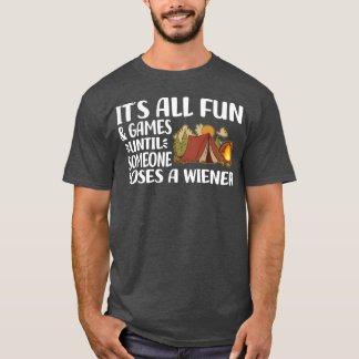 Camiseta Ideia de Presente de Acampamento Férias de Acampam