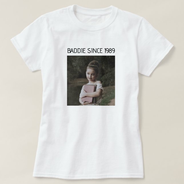 Camiseta Ideia de presente de aniversário de viagem com fot (Frente do Design)