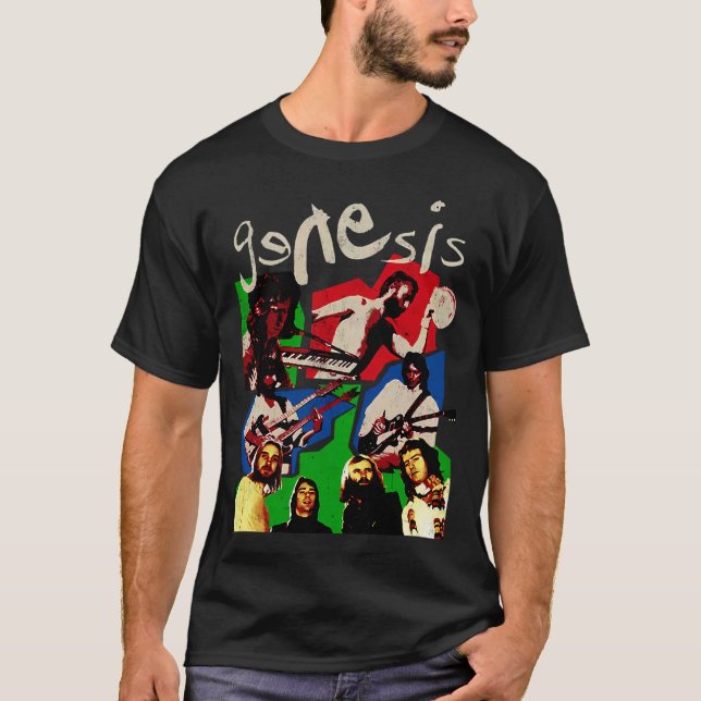 Camiseta Ideia de Presente de Artes Genesis Banda (Frente)