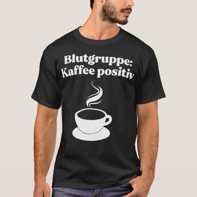 Camiseta Ideia de presente de café (Frente)