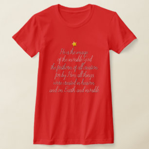 Camiseta Ideia de presente de mulher Novidade NATAL NASCIME