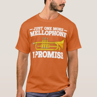 Camiseta Ideia de presente de música para tocadores de melo