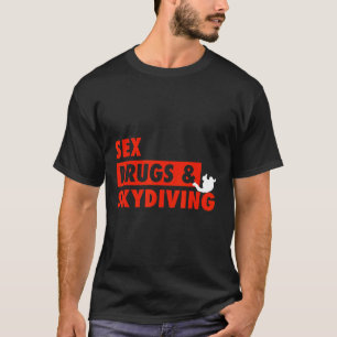 Camiseta Ideia de Presente Divertido para Paracaidismo