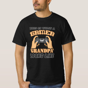Camiseta Ideia de presente do console do Pai do Pai para jo