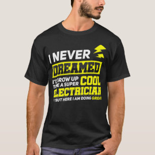 Camiseta Ideia de Presente Engraçado eletricista para Engen
