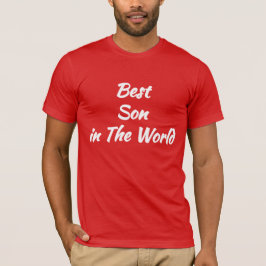 Camiseta Ideia de presente legal - Melhor Filho do Mundo