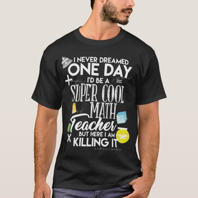 Camiseta Ideia de Presente para Professora de Matemática Su (Frente)