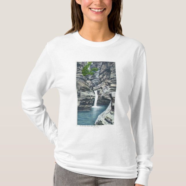 Camiseta Ideia de quedas de sussurro (Frente)