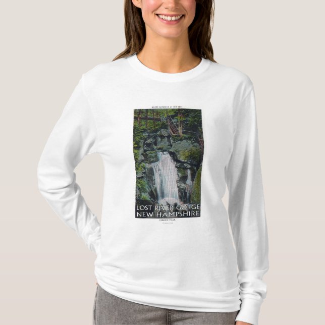 Camiseta Ideia de quedas do paraíso (Frente)