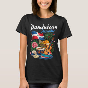 Camiseta Ideia de Roupa Bonita para a República Dominicana
