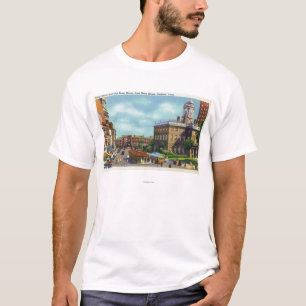 Camiseta Ideia de rua principal da rua do estado & do