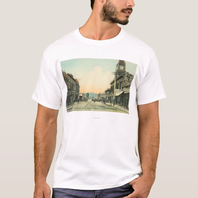 Camiseta Ideia de um negócio StreetSan Luis Obispo, CA (Frente)