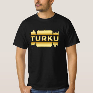 Camiseta Ideia de um Presente de Cidade de Turku Finlândia