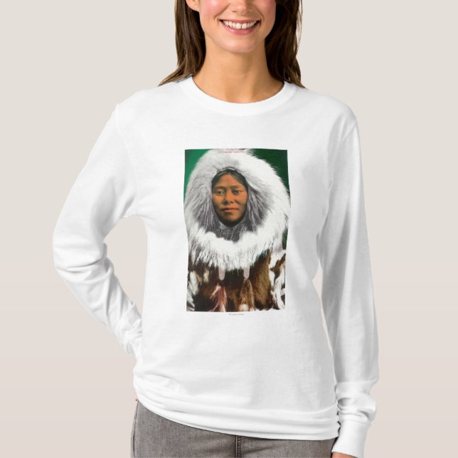 Camiseta Ideia de uma beleza Eskimo (Frente)