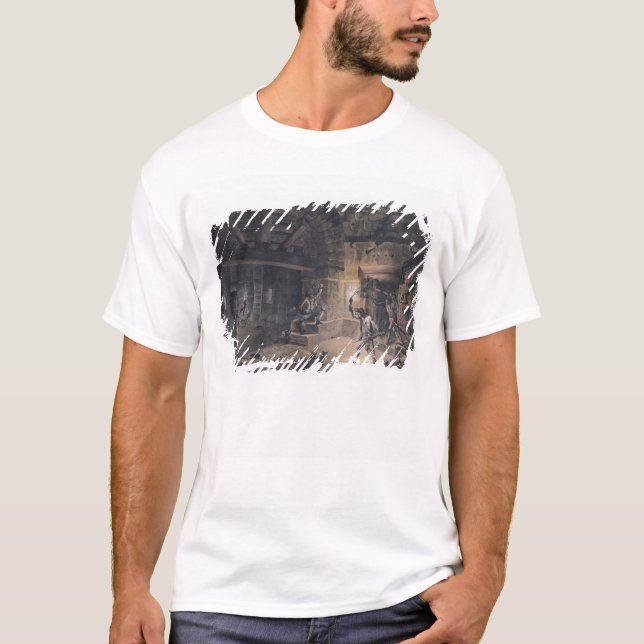 Camiseta Ideia de uma pilha no Bastille (Frente)
