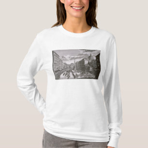 Camiseta Ideia de uma procissão no Graben