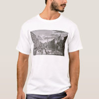 Ideia de uma procissão no Graben