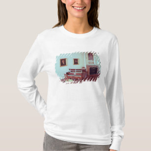 Camiseta Ideia de uma sala com um piano de cauda