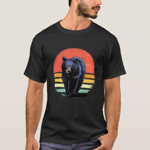 Camiseta Ideia de Urso Legal do Urso Preto Retroativo