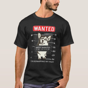 Camiseta Idéia de Welsh Corgi Procurado