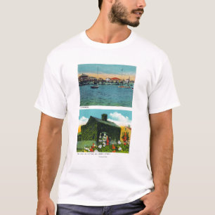 Camiseta Ideia do beira-rio, casa de campo velha da hera na